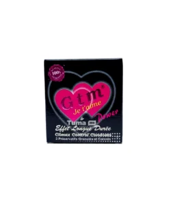 Gtm Je t'aime Power Climax Control Condoms 3pcs