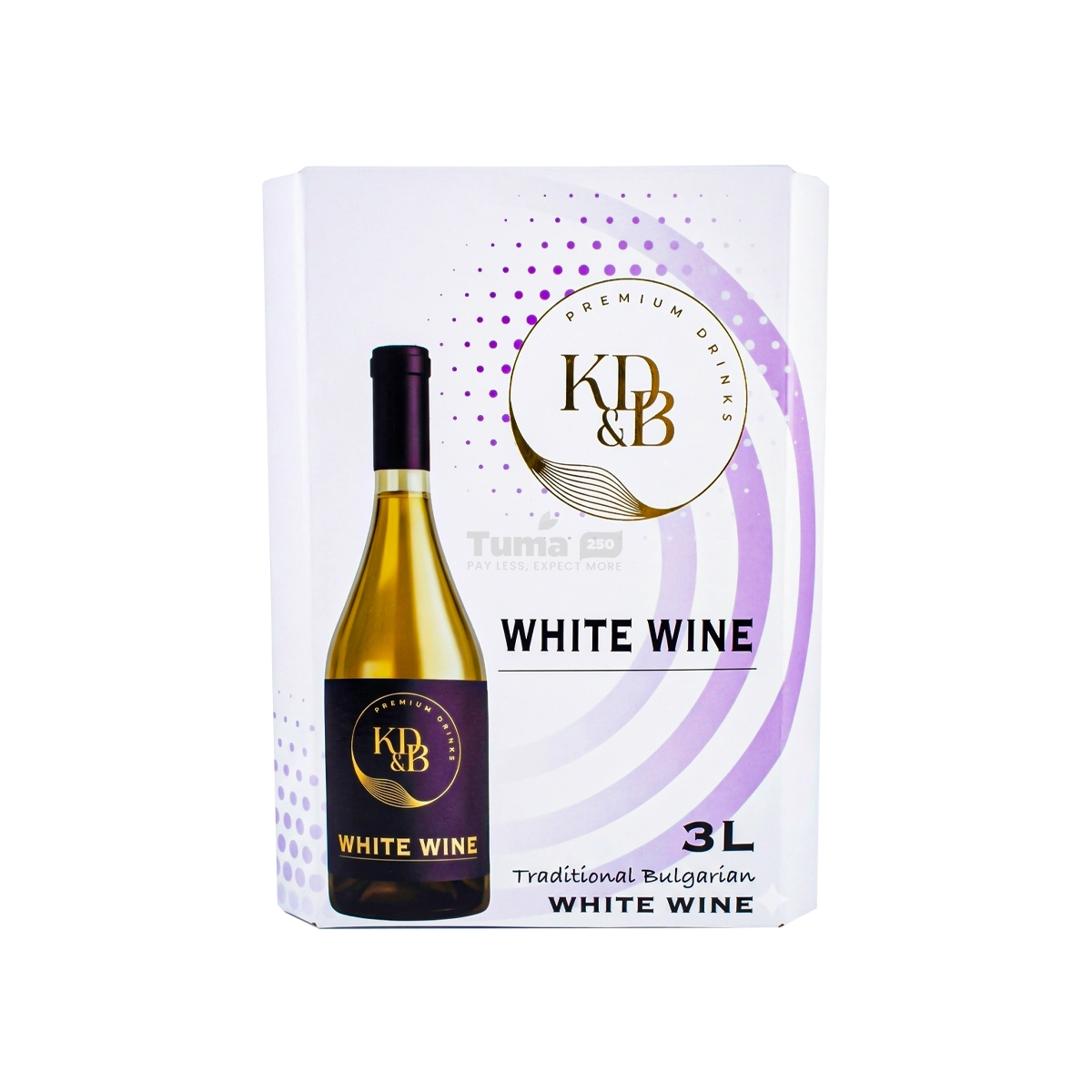 KD & B Traditional Bulgarian White Wine 3L