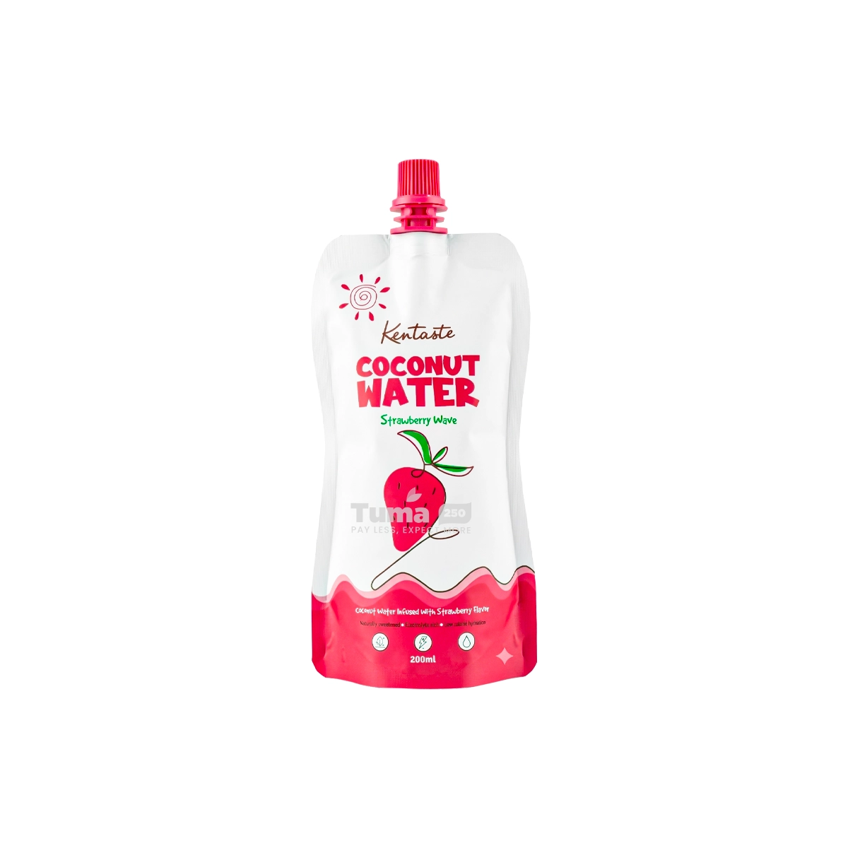 Kentaste Coconut Water Strawberry Wave 200ml