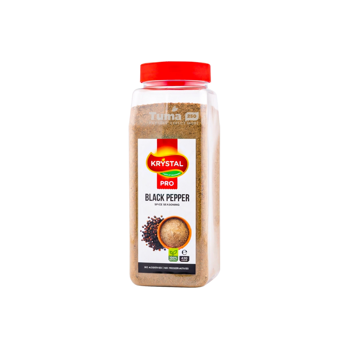 Krystal Black Pepper Spice Seasoning 430g