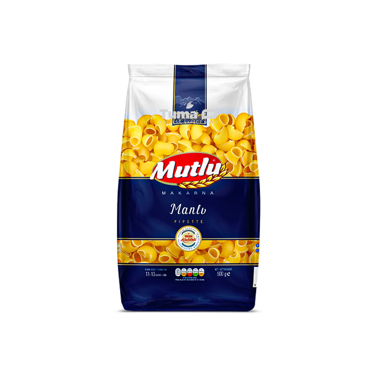 Mutlu Mantı Pipette Pasta 500g