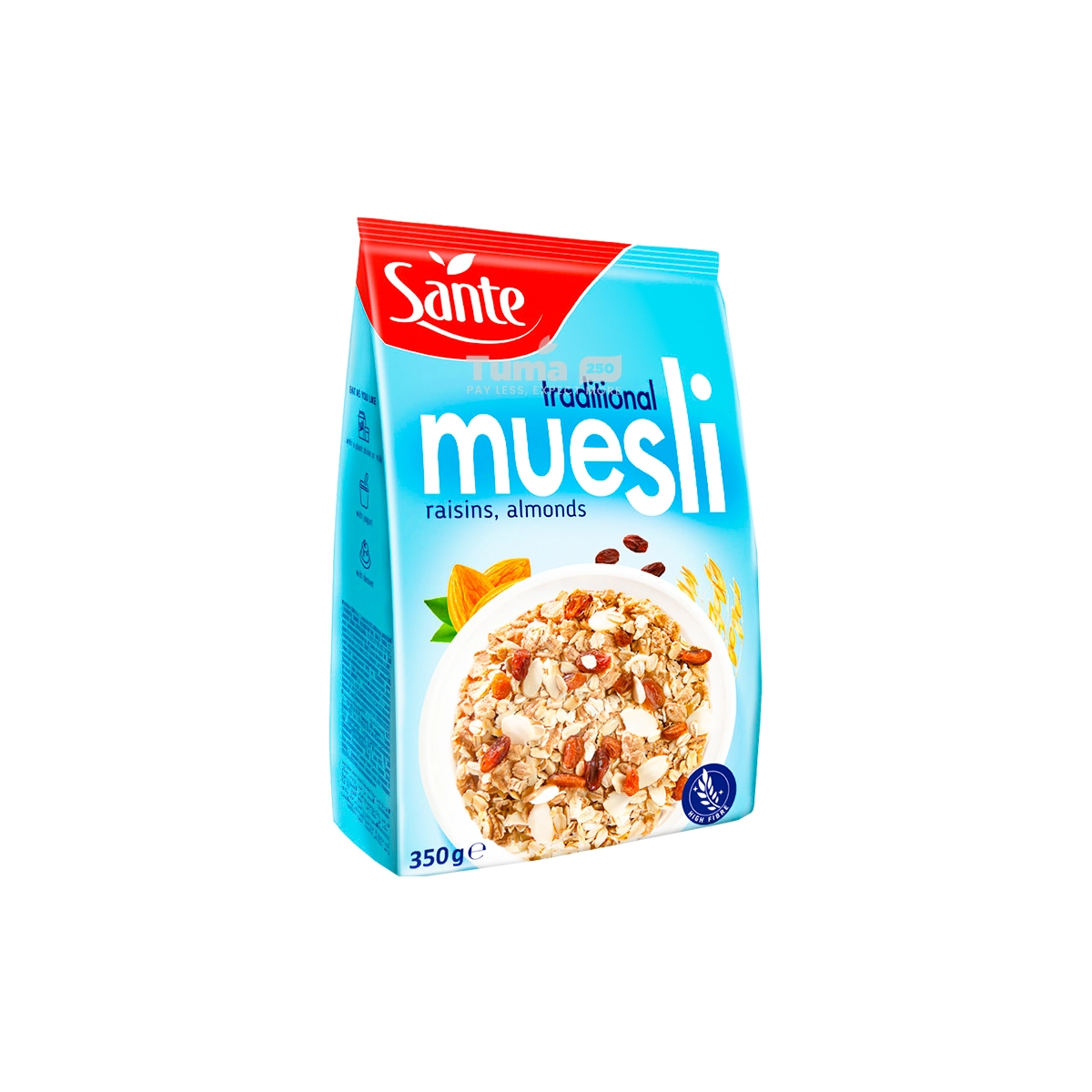 Sante Traditional Muesli Raisins Almonds 350g