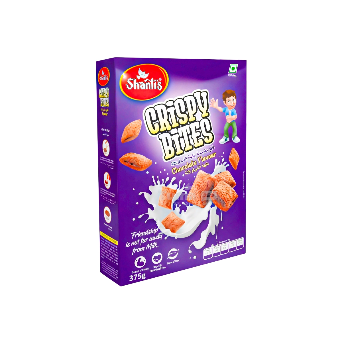 Shantis Crispy Bites Chocolate Flavour 375g