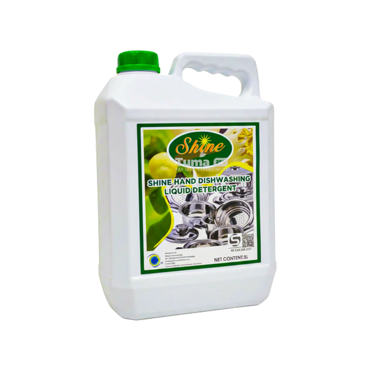 Shine Hand Dishwashing Liquid Detergent 5L