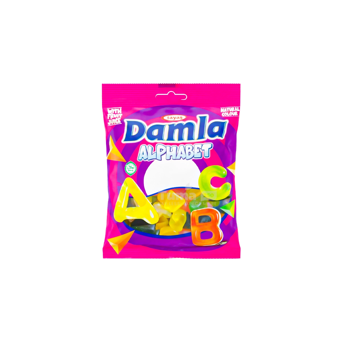 Tayas Damla Alphabet Fruit Candy 80g