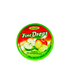 Woogie Fine Drops Apple Flavoured Drops /Bonbons Au Gout Pomme 200g