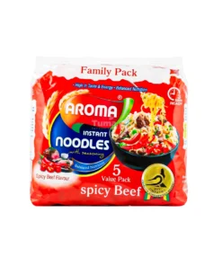 Aroma Instant Noodles Spicy Beef With Seasoning 70g 5pcs