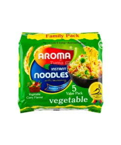 Aroma Instant Noodles Vegetable Curry With Seasoning 70g 5pcs