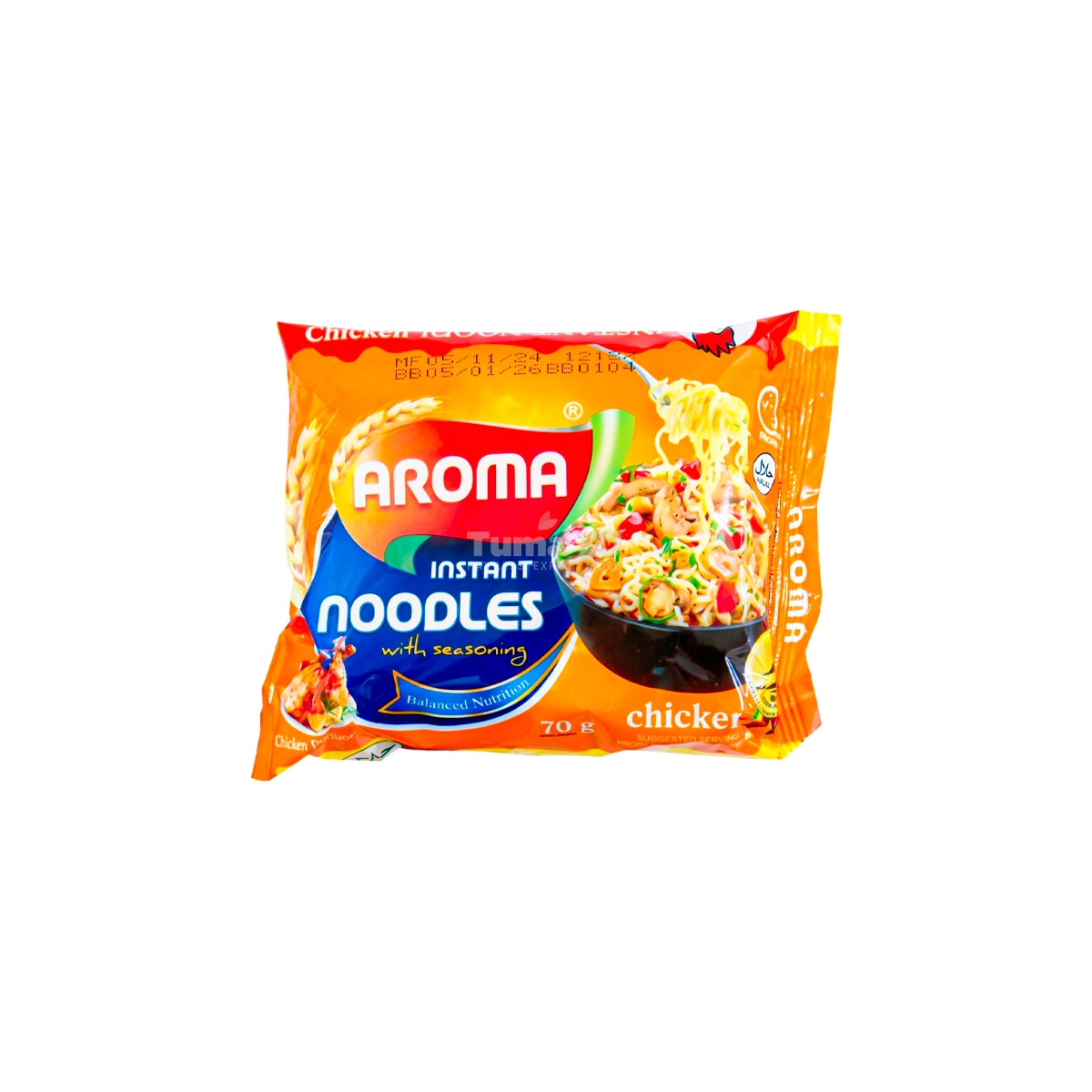 Aroma Instant Noodles Biltong With Seasoning 70g