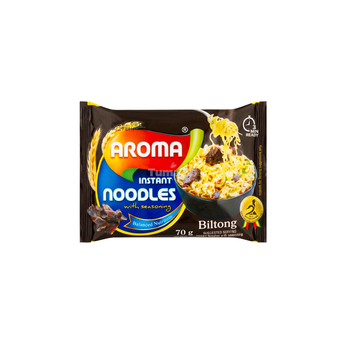 Aroma Instant Noodles Biltong With Seasoning 70g