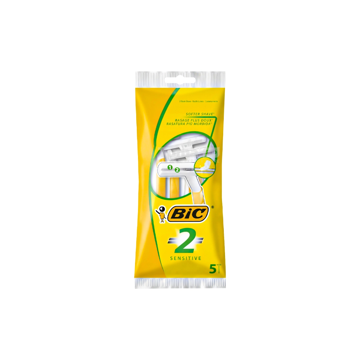 BIC 2 Sensitive Disposable Razors 5pcs