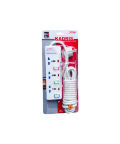 Kadris 3-Way Multi-Power Center Extension Socket 5m
