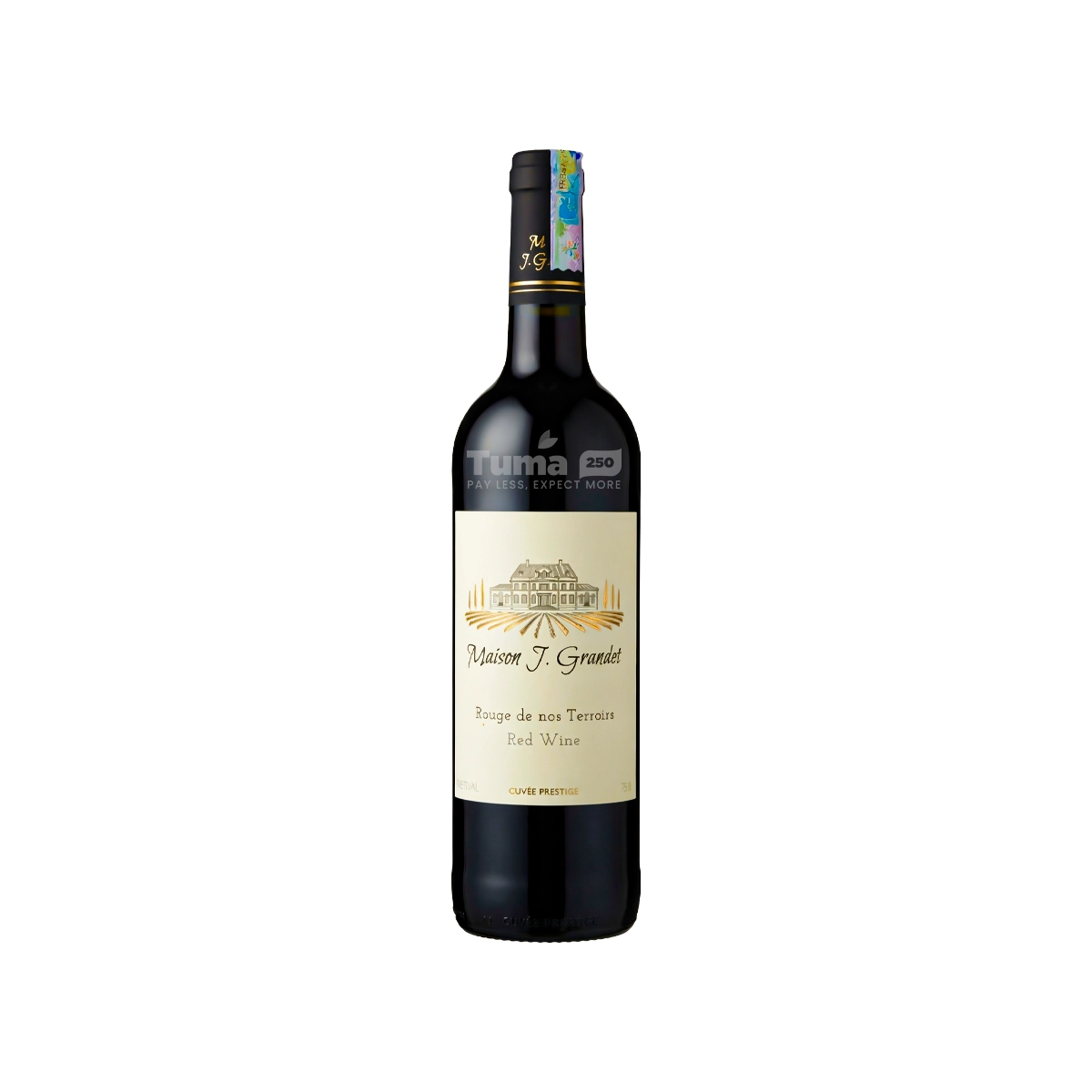 Maison J. Grandet Rouge de nos Terroirs Red Wine Cuvée Prestige 12% Alc Vol 75cl