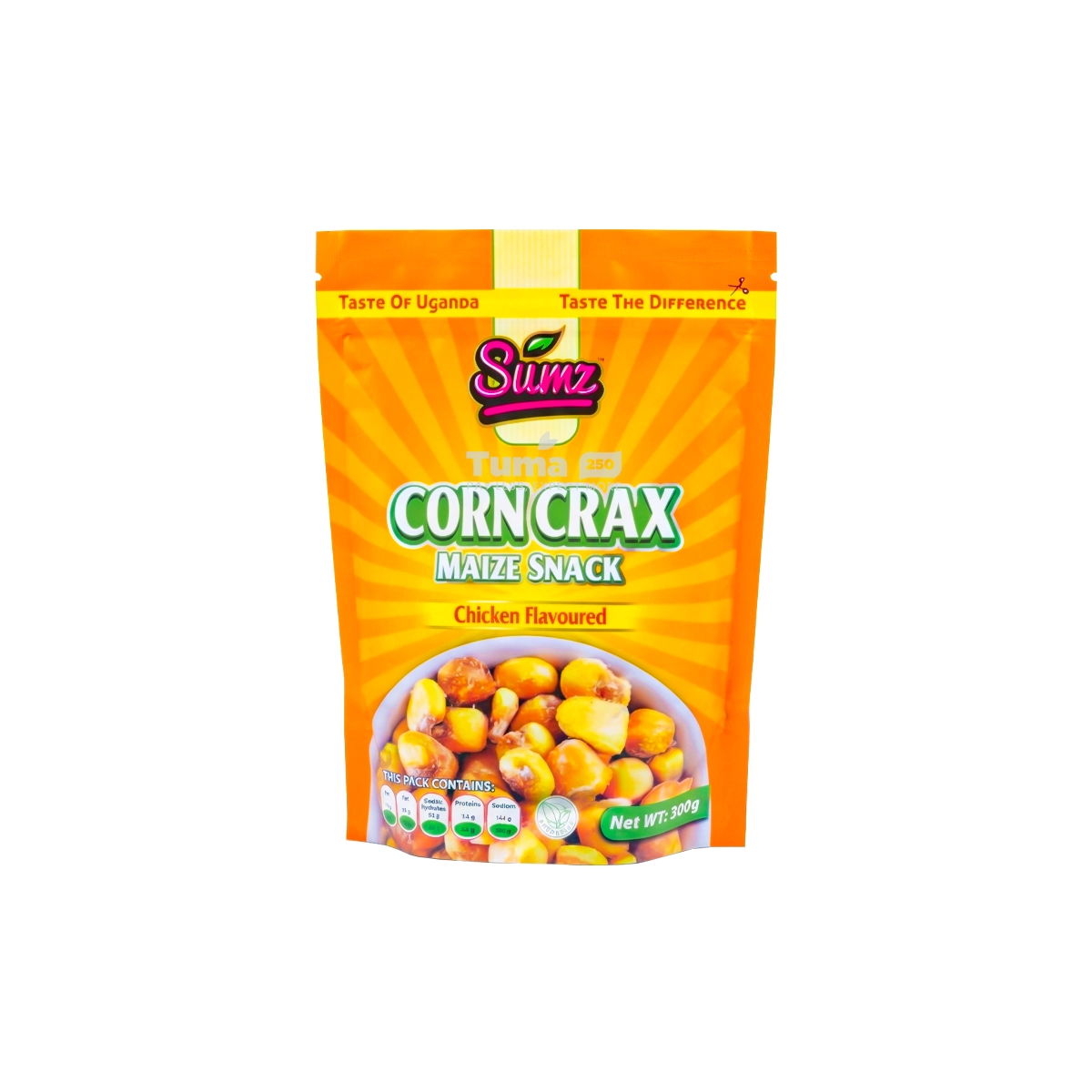 Sumz Corn Crax Chicken Flavoured Maize Snack
